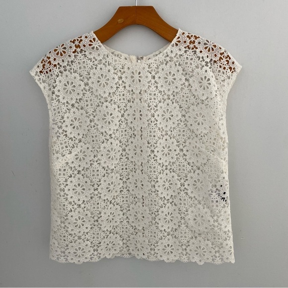 DOLCE & GABBANA White Lace Two-Piece Set Size IT-42 / US M Eyelet Lace - Picture 5 of 13